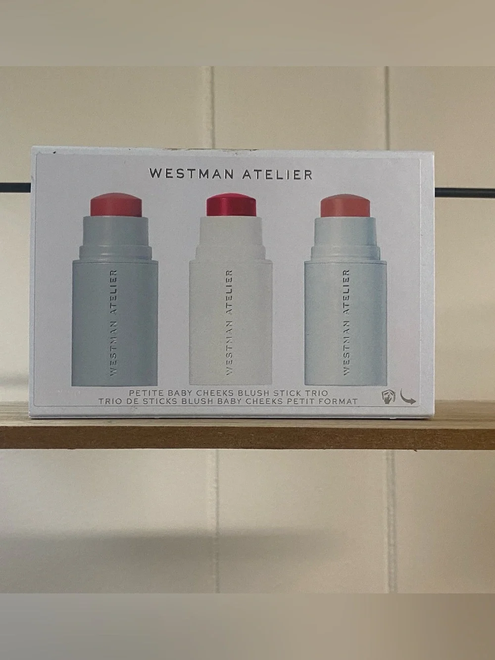 Westman Atelier Petite Baby Cheeks Blush StickTrio Set w/Petal, Jam, Chouchette